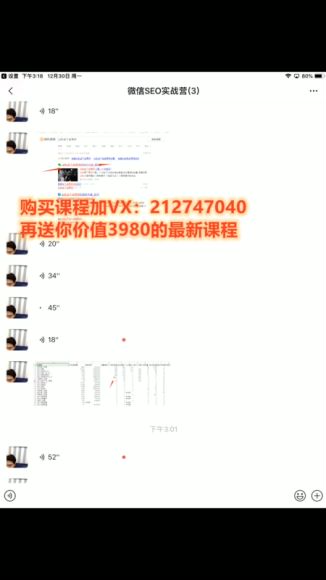 SEO精准引流实战班​，网盘下载(404.11M)