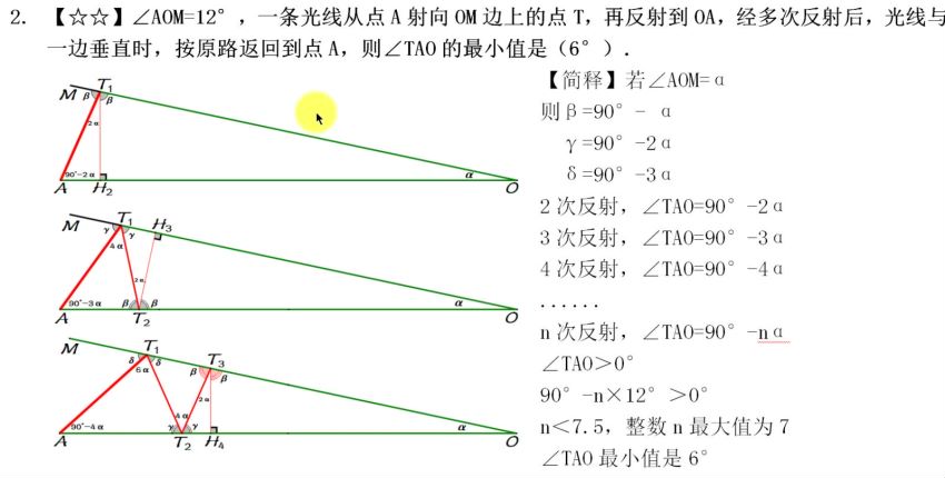 【平几纲目】-中考几何方法定位系统【50】，网盘下载(11.02G)