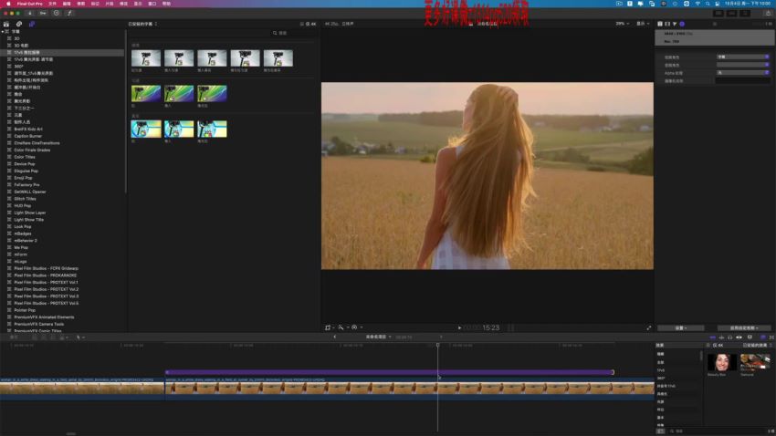 舞光弄影fcpx推拉插件送使用教学，网盘下载(214.26M)