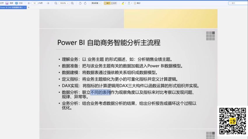 Power BI 之 DAX 基础入门 ，网盘下载(3.12G)