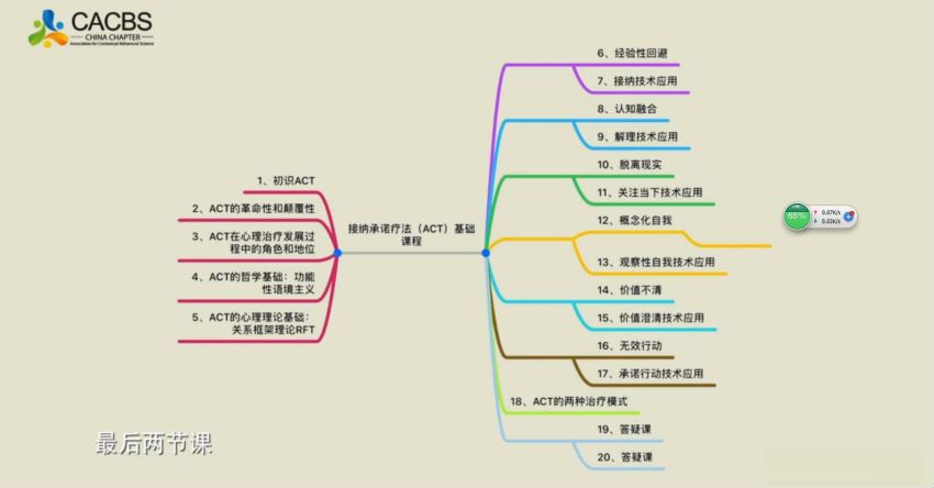 祝卓宏  接纳承诺疗法（ACT）基础课程18集视频​，网盘下载(3.31G)