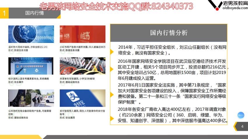 2019年最新 老男孩网络安全VIP课程 ，网盘下载(4.34G)