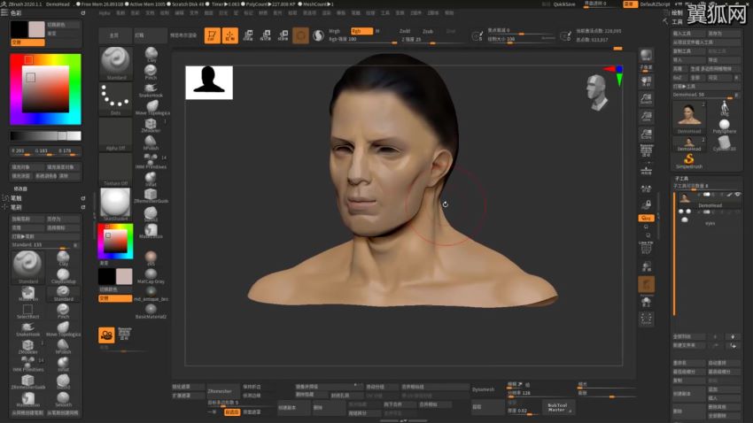 入门-《Zbrush 自学宝典》适合基础学员【软件精通】，网盘下载(13.72G)