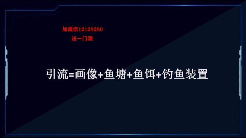 零基础社 群 课，从0到1教你引流量，20节带你轻松入门社群，网盘下载(1.91G)