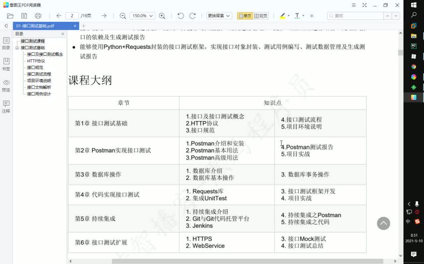 2021年最新 3天接口测试postman课程 ，网盘下载(5.06G)