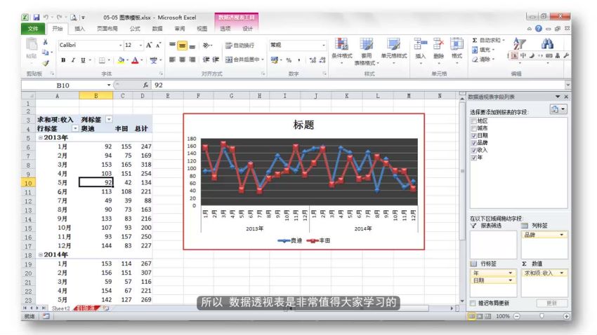 网易云课堂：刘伟 -Excel数据透视经典教程，网盘下载(514.93M)